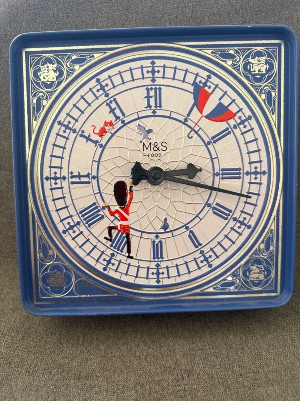 M&S Big Ben Tin Clock Works British United Kingdom Unique